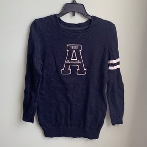 Navy Abercrombie & Fitch Sweater